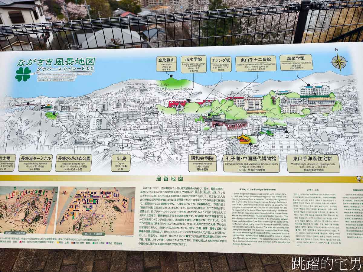 [長崎景點]長崎櫻花圓形樓梯最佳網美拍照點，免費無障礙電梯直達哥拉巴園，在地超市價格便宜直接買爆