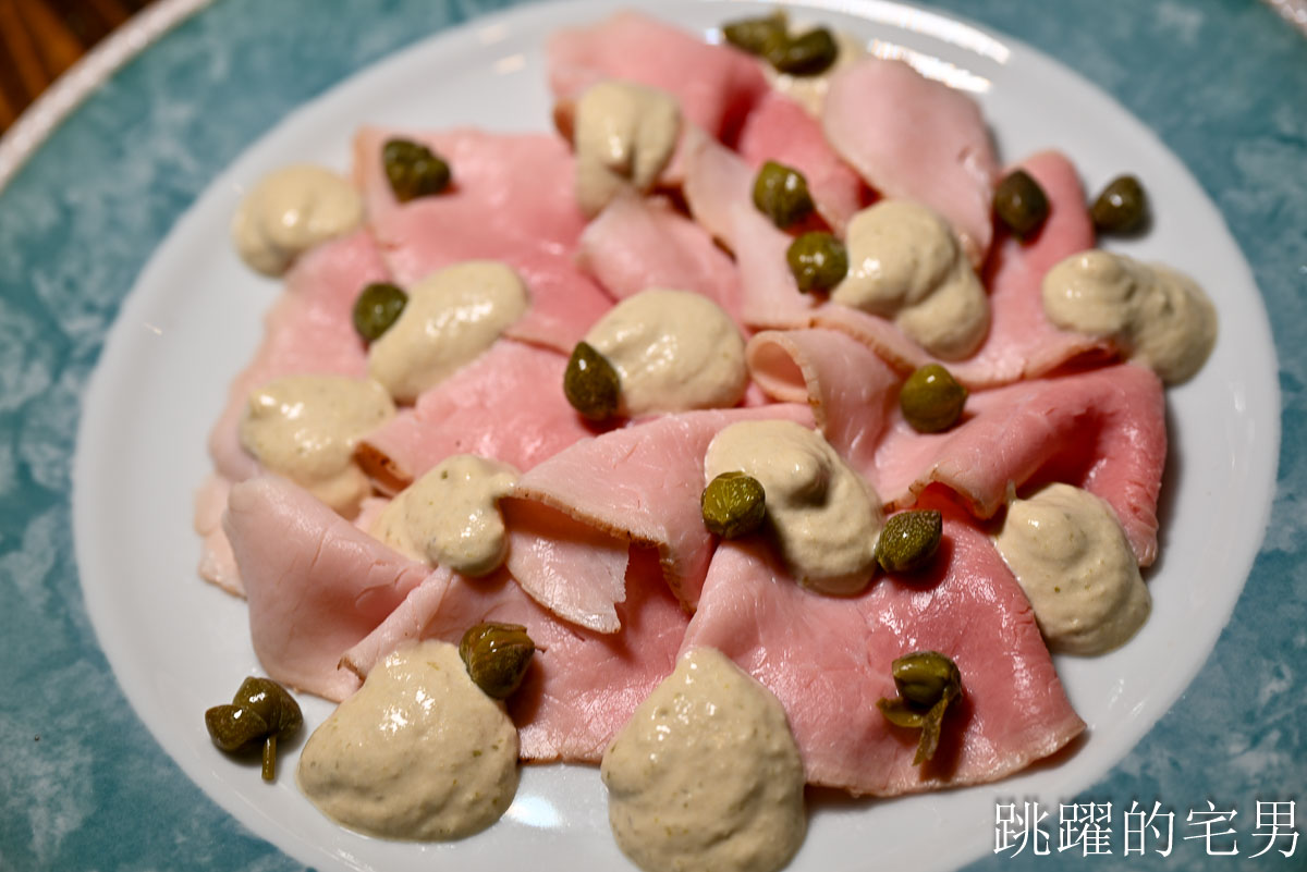[小巨蛋美食]花滔廚房-台北餐酒館免開瓶費超佛心，墨魚燉飯、提拉米蘇太好吃了，義大利菜牛肚、雞胗竟然可以這樣做，松山餐酒館推薦