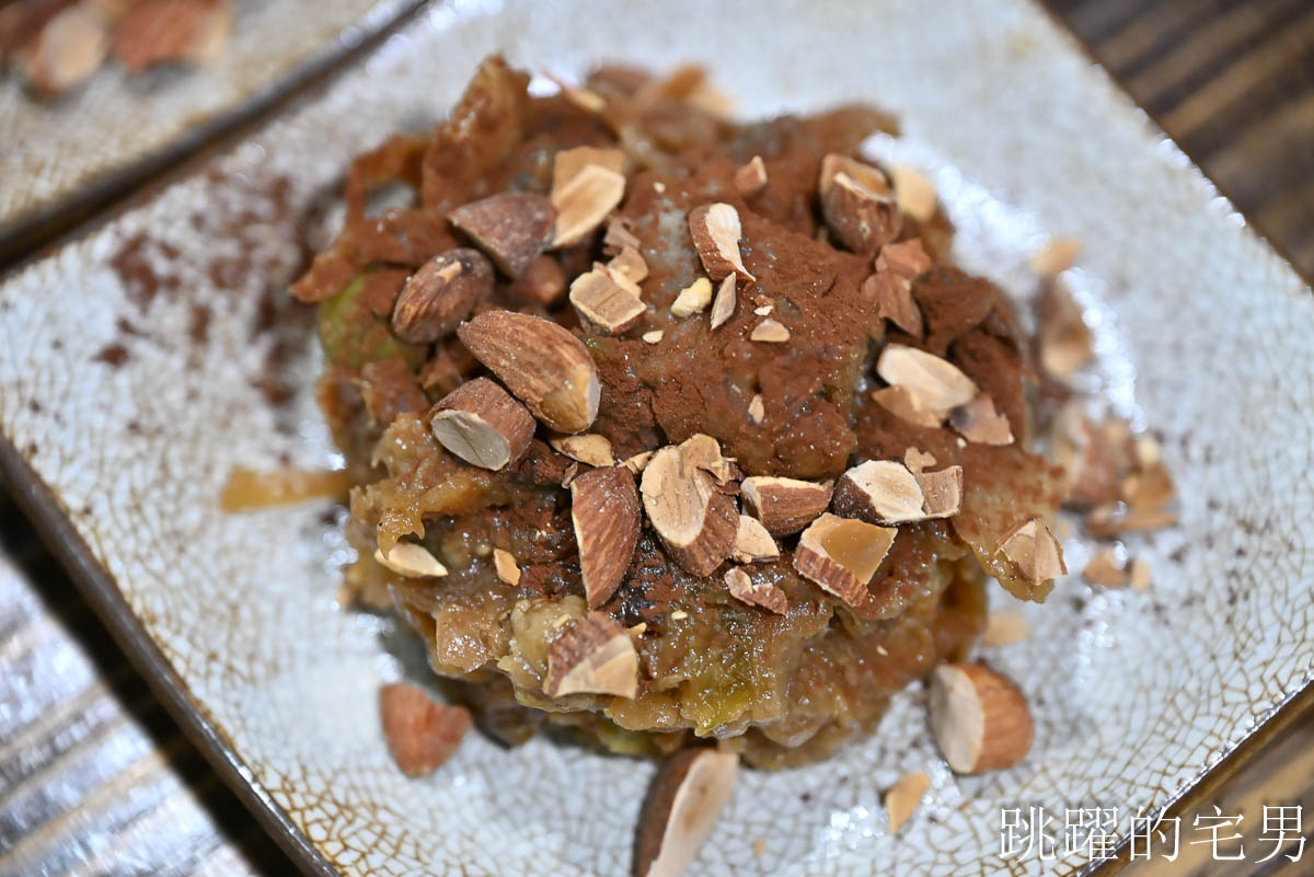 [小巨蛋美食]花滔廚房-台北餐酒館免開瓶費超佛心，居然有整隻羊腿! 墨魚燉飯、提拉米蘇太好吃了、雞胗竟然可以這樣做，松山餐酒館推薦