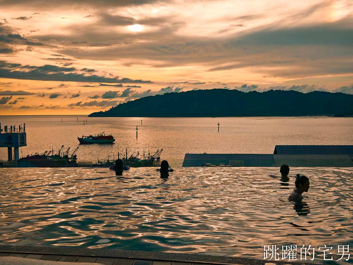 [沙巴亞庇住宿]Citadines Waterfront Kota Kinabalu-空間超大亞庇公寓式酒店，絕美黃昏無邊際游泳池，市中心夜市旁購物方便