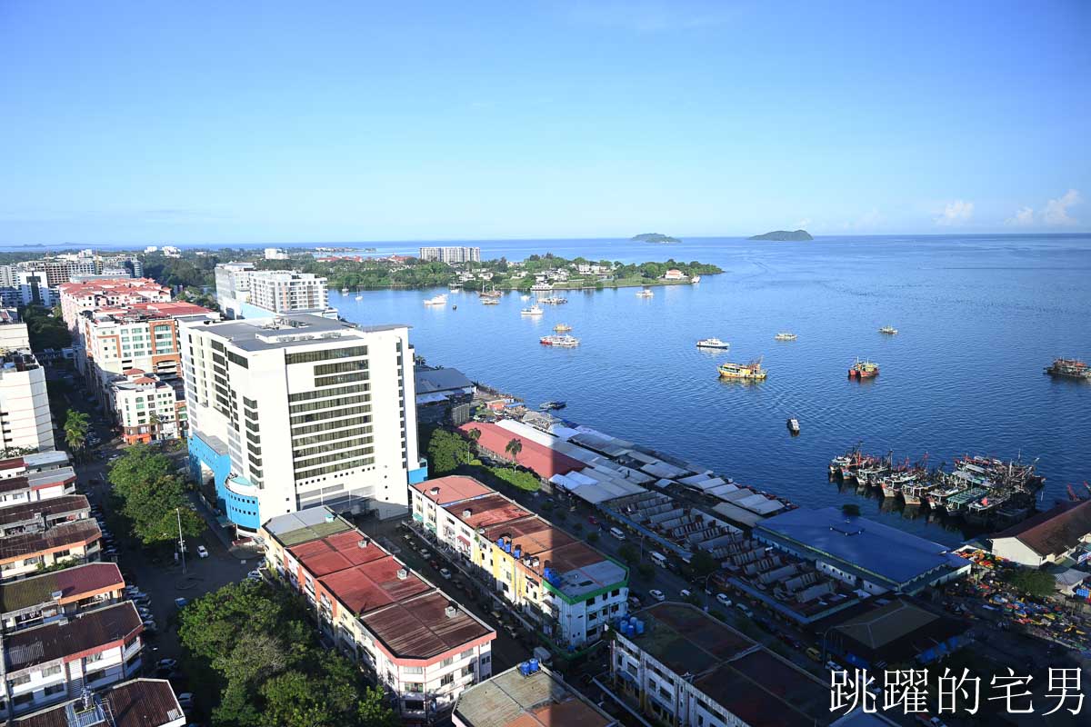 [沙巴亞庇住宿]Citadines Waterfront Kota Kinabalu-空間超大亞庇公寓式酒店，絕美黃昏無邊際游泳池，市中心夜市旁購物方便