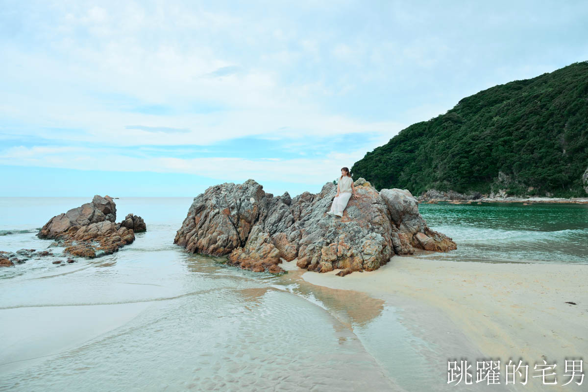 [鳥取景點推薦]海水透明度達居然能達25公尺，日本海灘日本鳥取旅遊攻略，5個必去岩美町浦富海岸景點，自駕、電車、票劵