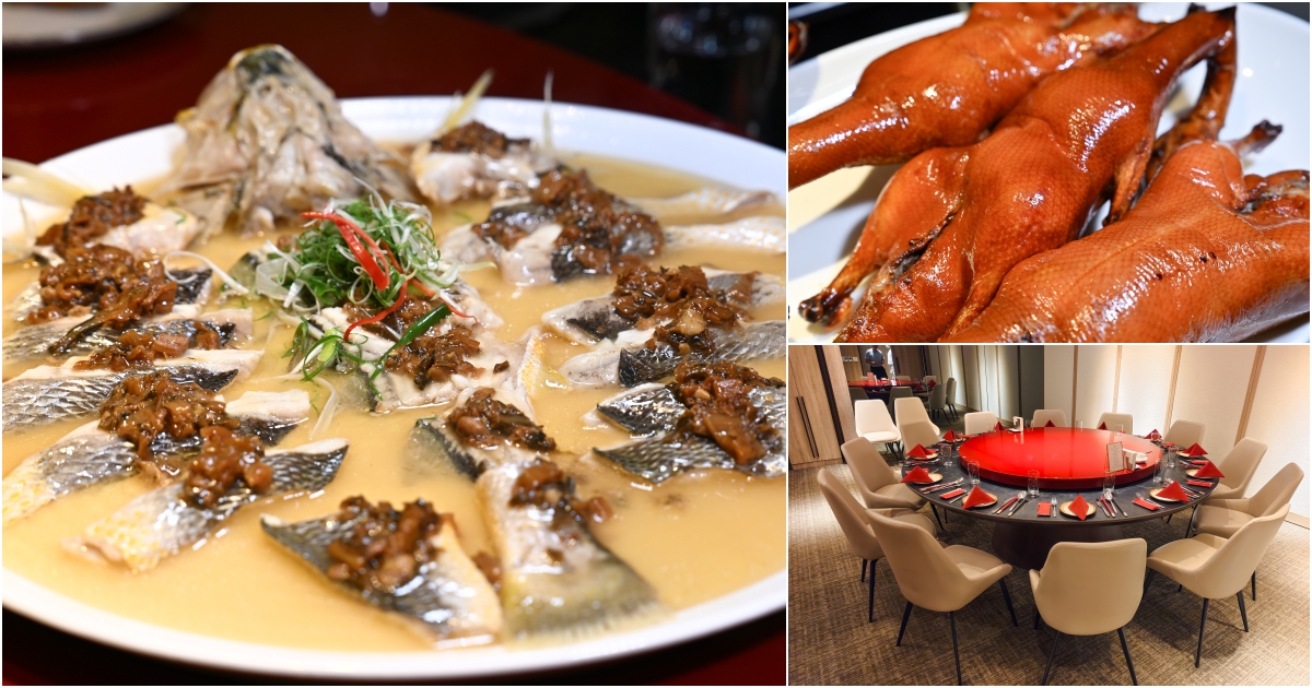 網站近期文章：[小巨蛋美食]麟聚Lin Ju Modern Chinese Cuisine-台北米其林推薦粵菜推出中午10人15000元+10%還有包廂，28天金牌脆嫩小乳鴨、野生大虎蝦超級好吃，台北粵菜推薦