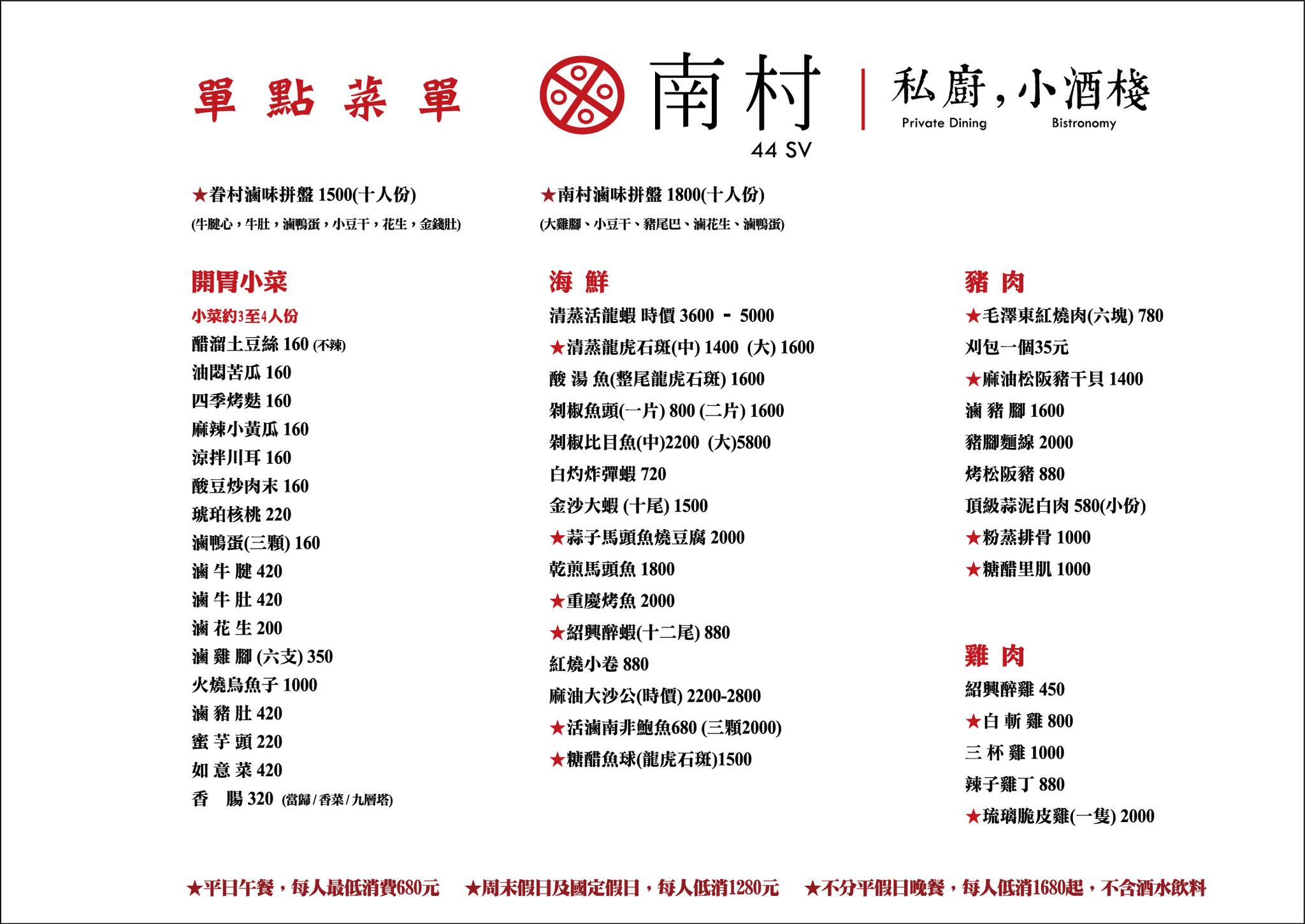 [南村私廚小酒棧]連續三年台北米其林推薦私廚眷村菜，近期內吃過最好吃油飯，野生烏魚子、紅燒溫體牛腩，長豆排骨湯，訂製素食宴席，忠孝敦化聚會餐廳