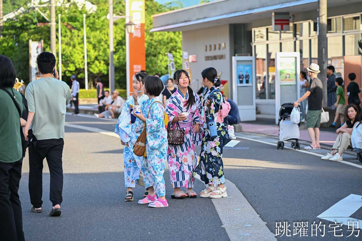[鳥取旅遊]鳥取若櫻鐵道-不虛此行! 我在若櫻站參加日本煙火大會，第一次聽日本高中吹奏樂部現場演奏，感動熱鬧非凡