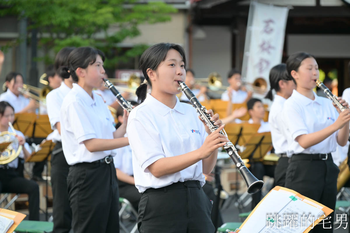 [鳥取旅遊]鳥取若櫻鐵道-不虛此行! 我在若櫻站參加日本煙火大會，第一次聽日本高中吹奏樂部現場演奏，感動熱鬧非凡