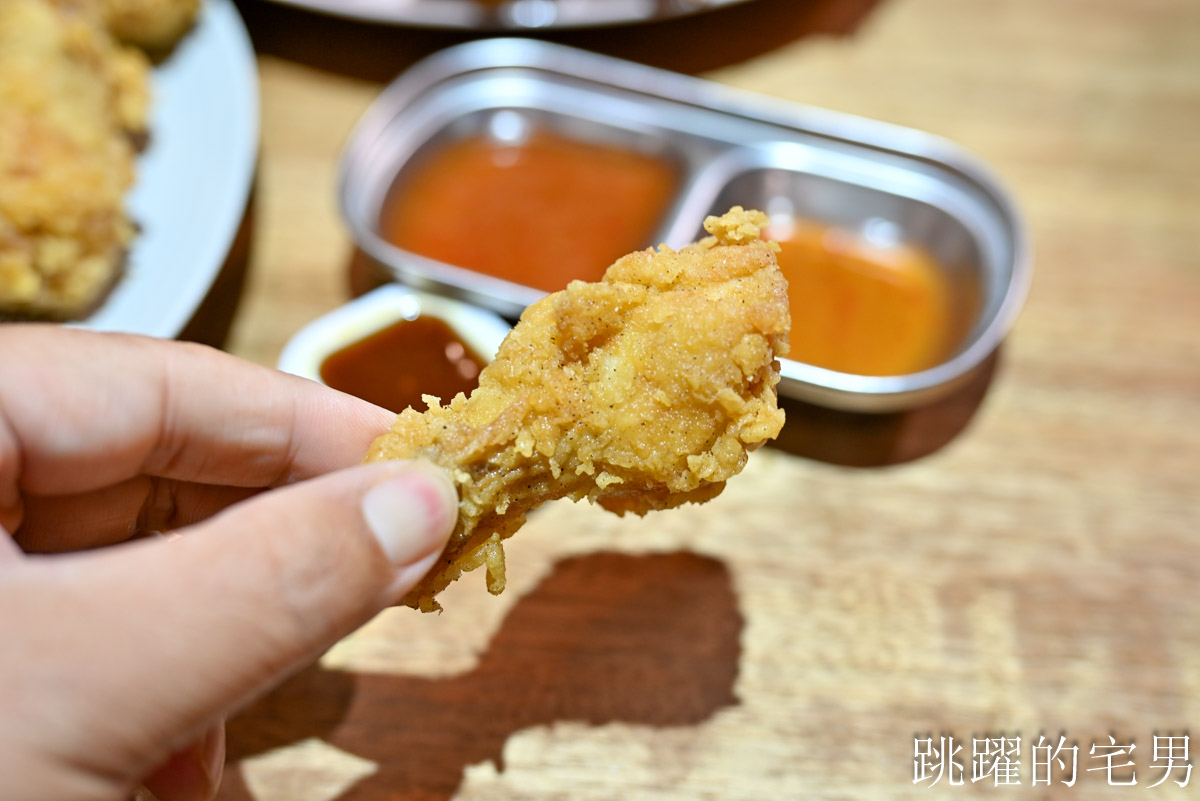 [花蓮美食]胖老爹美式炸雞花蓮建國店-胖老爹美式炸雞隱藏菜單小胖腿，體驗吃100支也太爽啦!