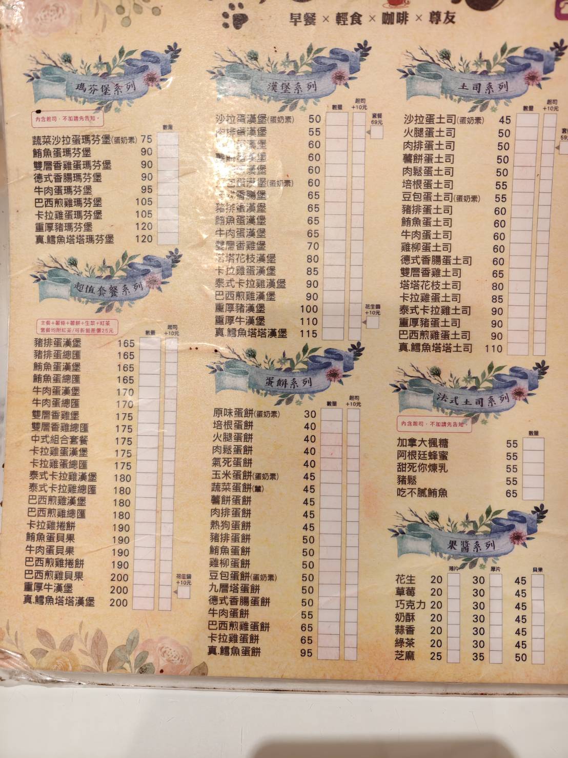 [吉安早午餐]貓語啡早午餐-多年如一，老闆無敵親切的花蓮平價早午餐