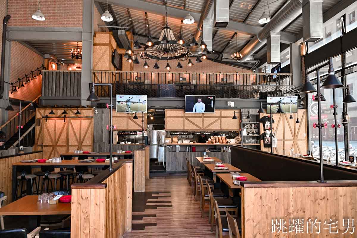 [林口餐酒館]ABV Bar&Kitchen地中海餐酒館林口旗艦店-最美林口聚會餐廳，歐洲酒窖風挑高8米180度全落地窗，西班牙海鮮燉飯等異國料理300款精釀啤酒，三井Outlet附近美食