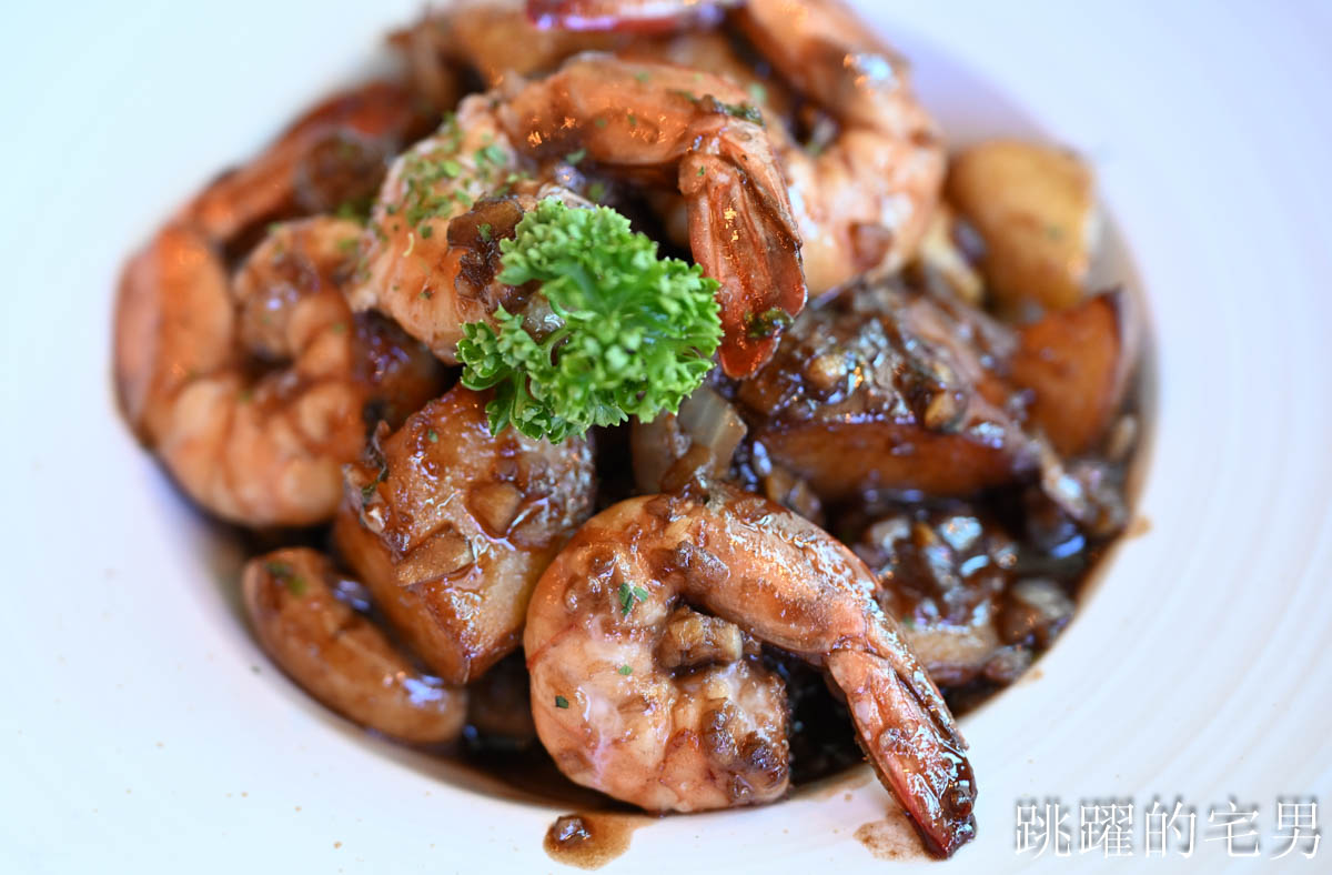 [林口餐酒館]ABV Bar&Kitchen地中海餐酒館林口旗艦店-最美林口聚會餐廳，歐洲酒窖風挑高8米180度全落地窗，西班牙海鮮燉飯等異國料理300款精釀啤酒，三井Outlet附近美食