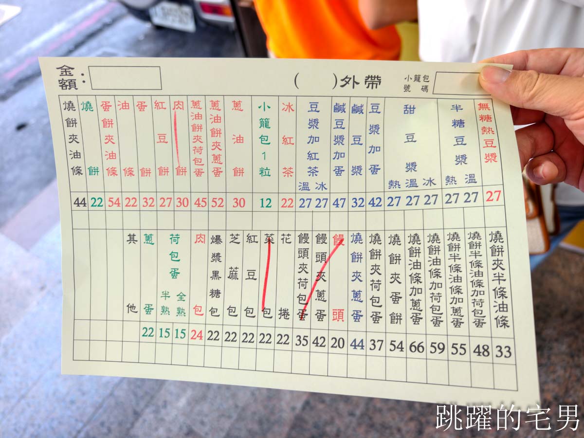 [花蓮早餐]花蓮無名早餐- 超厚蔥油餅夾蔥蛋香氣飽滿，老麵小籠包我要吃10顆!