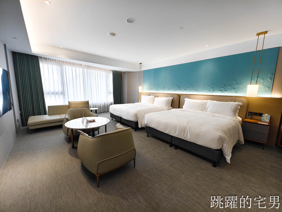 [日月潭飯店推薦]日月潭力麗溫德姆溫泉酒店-3天2夜帶媽媽住五星級店，質感太好啦!  房間標配溫泉池，行政酒廊、還有日月潭最大室內親子遊戲空間