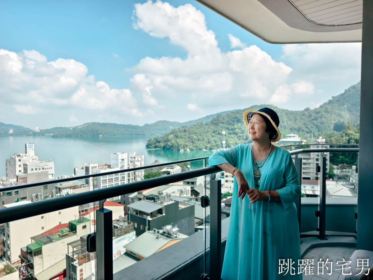 [日月潭飯店推薦]日月潭力麗溫德姆溫泉酒店-3天2夜帶媽媽住五星級店，質感太好啦!  房間標配溫泉池，行政酒廊、還有日月潭最大室內親子遊戲空間