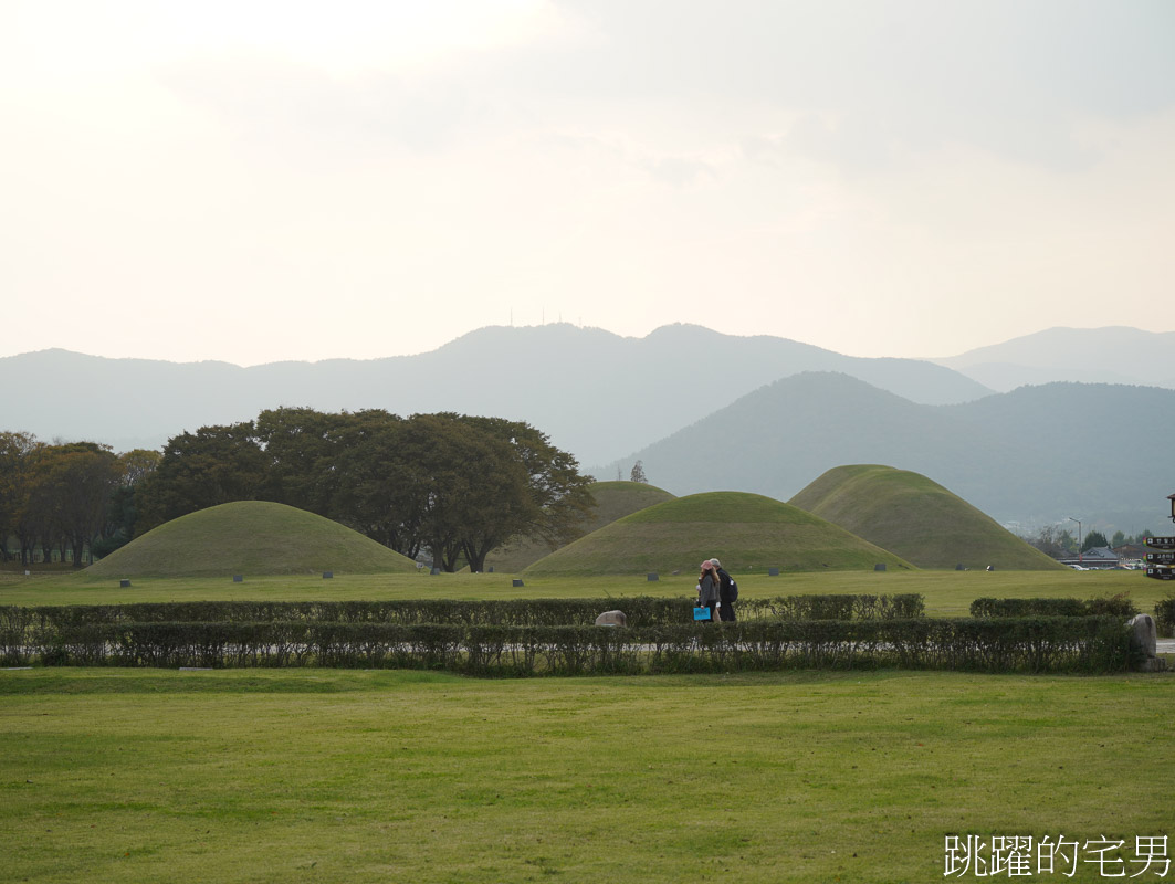 [韓國旅遊]慶州瞻星臺첨성대-韓國秋天不只有楓葉，絕美粉黛亂子草粉紅風暴，住宿慶州韓屋皇南館，月晴橋美食素食推薦校村家三百家