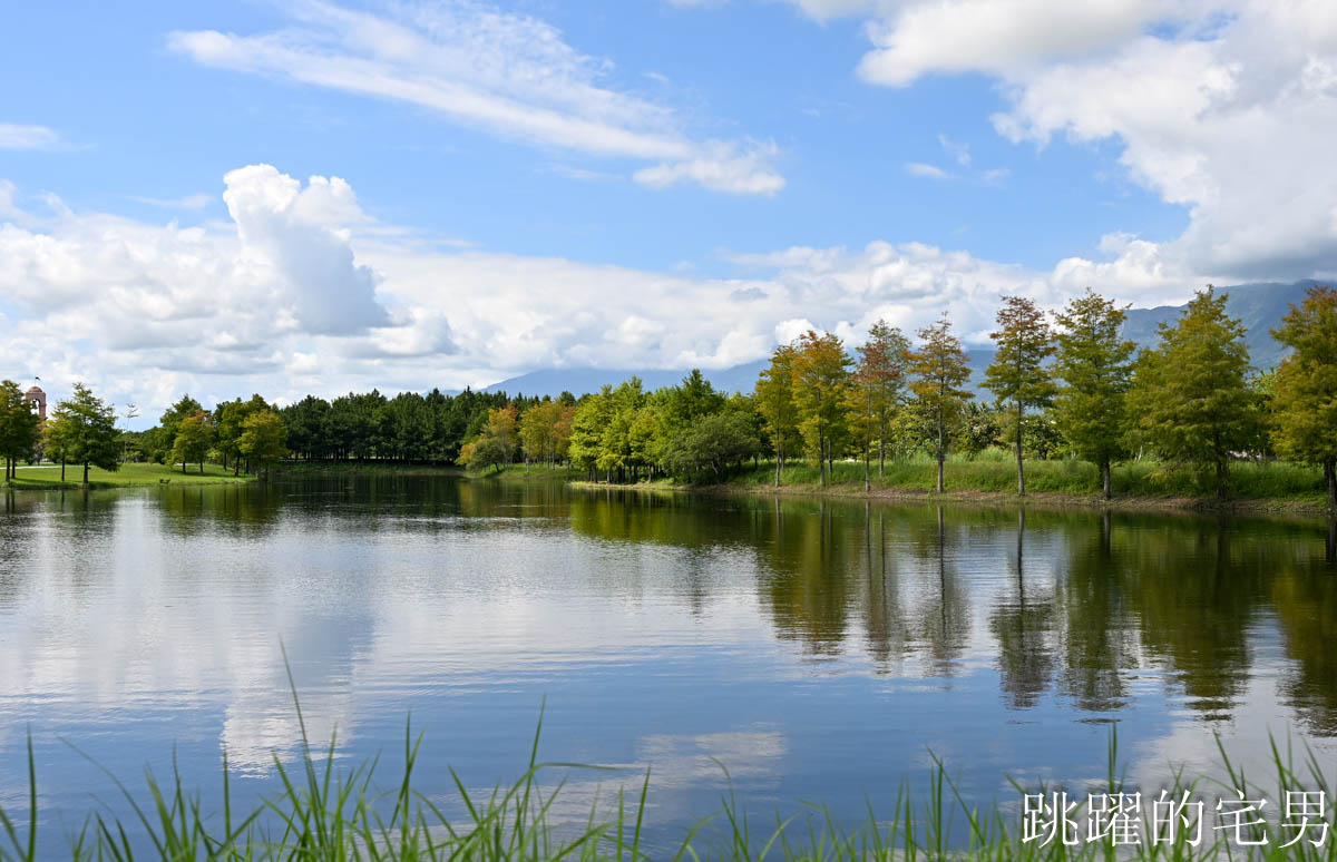 [花蓮壽豐景點懶人包]夢幻星巴克「星巴克花蓮理想門市」理想PAARK水岸生活坐擁絕美湖景環繞著落羽松，進駐9家在地美味，文青選物神農生活 這裡根本在歐洲，搭船遊遍落羽松湖畔