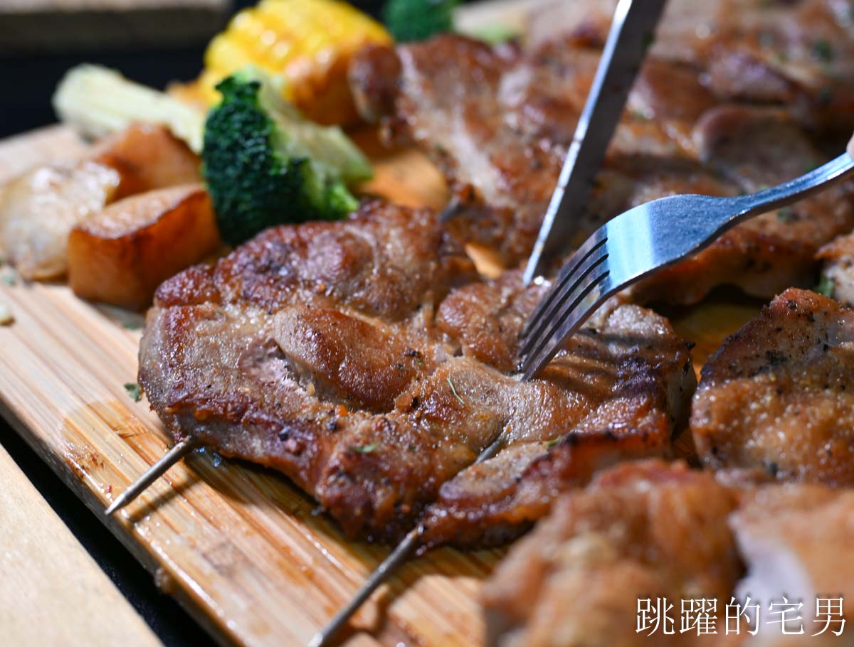 [忠孝敦化餐酒館推薦]ABV加勒比海餐酒館忠孝店-聚會爽嗑50盎司窯烤牛排雞腿、髒髒雞、香辣法士達，大口吃肉直接封頂，東區餐酒館