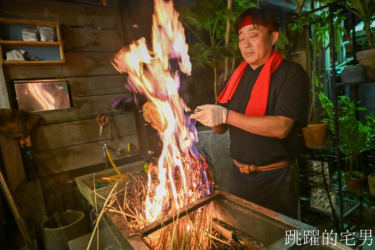 [花蓮美食]芝麻開門上海支店-花蓮日式料理空間舒適有質感，博多牛腸鍋油脂豐富超日本風味，稻草燒火焰料理也太吸睛! 附設停車位，花蓮下午有營業餐廳