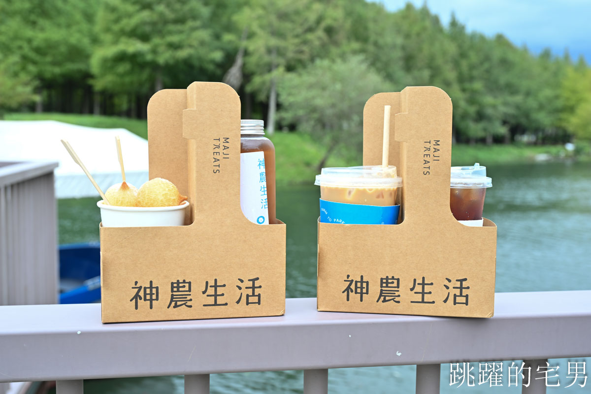 [花蓮壽豐景點懶人包]夢幻星巴克「星巴克花蓮理想門市」理想PAARK水岸生活坐擁絕美湖景環繞著落羽松，進駐9家在地美味，文青選物神農生活 這裡根本在歐洲，搭船遊遍落羽松湖畔