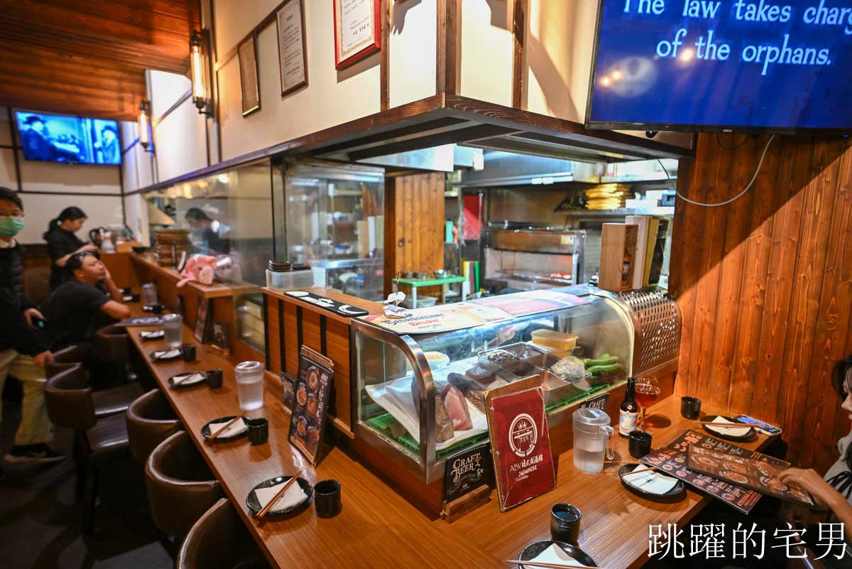 [中山美食]ABV日式居酒館台北中山店-超夠味大阪燒×西京燒，烤魚火焰秀超吸睛! 台北居酒屋推薦