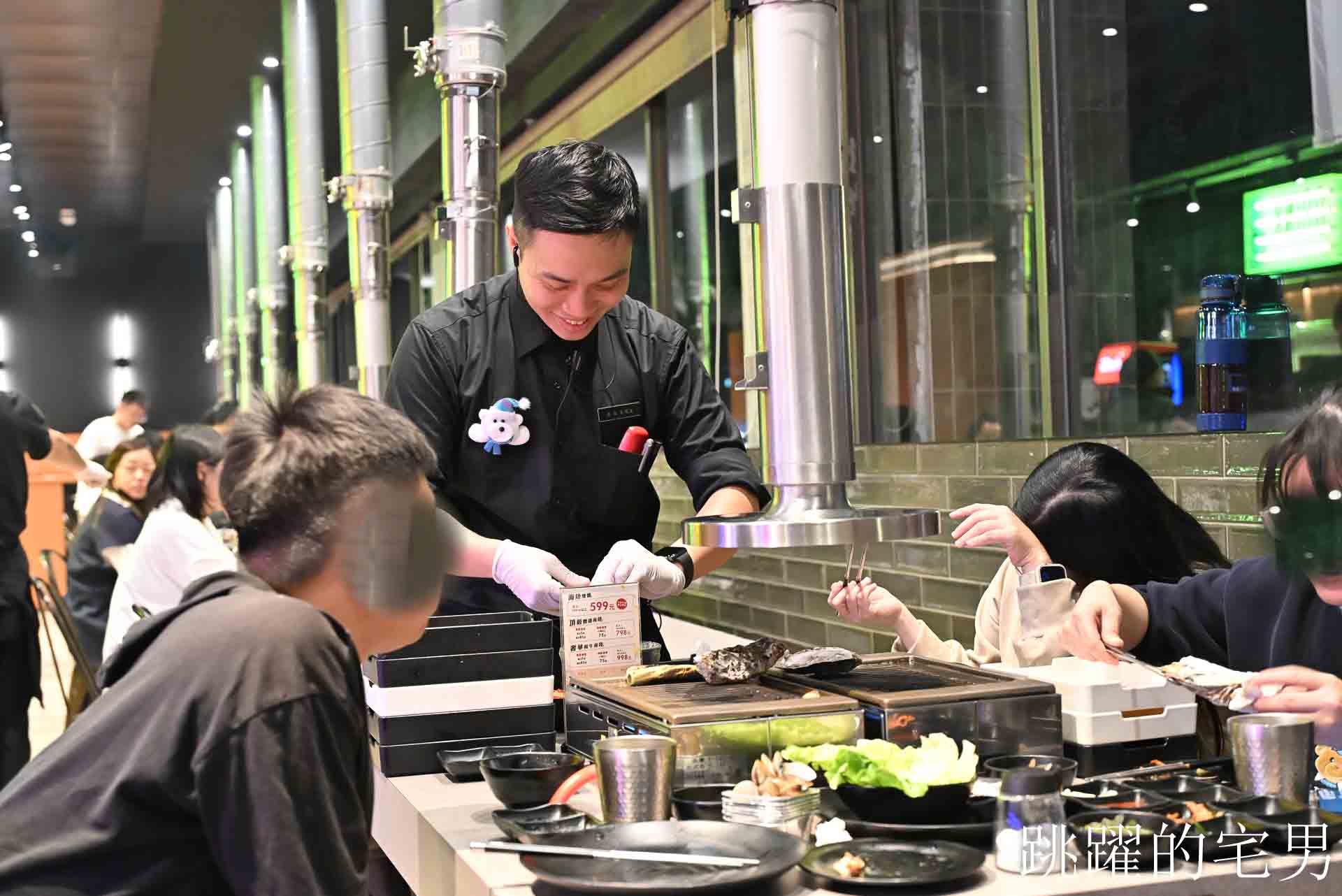 [花蓮燒肉吃到飽]石屋燒肉:  在地人激推的花蓮吃到飽強者，不只和牛哈根達斯吃到飽、雙爐火烤，暖心服務完全戳中心坎裡