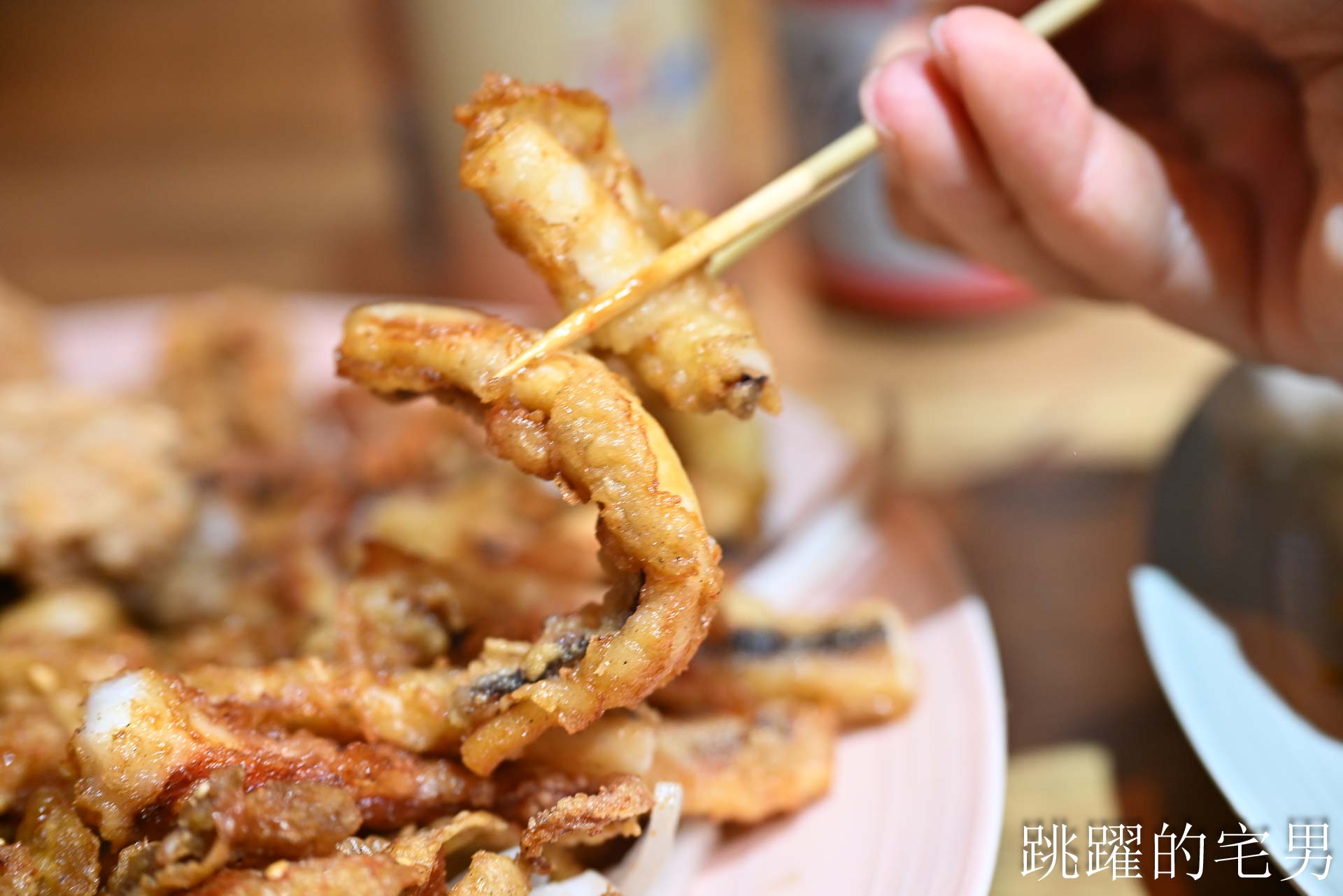 [花蓮鹹酥雞]盧記沾醬雞排中正店-這家花蓮炸雞皮絕對必點，沾醬超大雞排有夠爽! 使用脫油機吃起來更乾酥，開到凌晨1點的花蓮宵夜