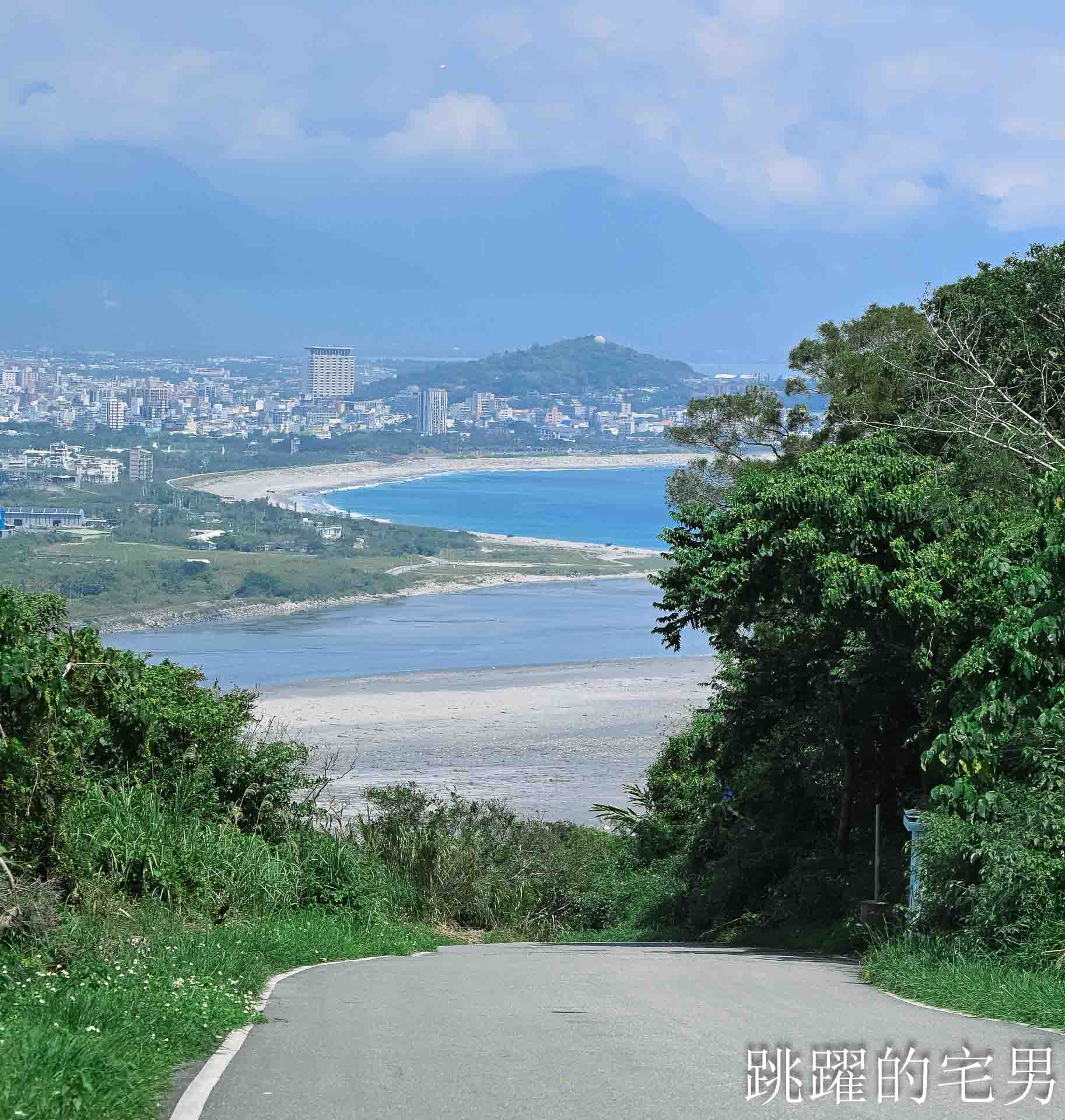 [花蓮台11線景點] 遠雄悅來大飯店附近看海景點，山海市區目入眼簾，花蓮最美秘境景觀玻璃屋
