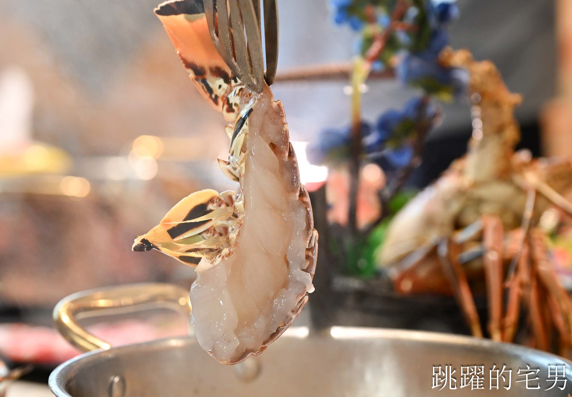 [花蓮火鍋推薦]極禾鍋物職人花蓮旗艦店: 龍蝦海鮮拼盤超霸氣！空間質感好，自助吧吃到飽，附設停車場超棒! 吉安美食