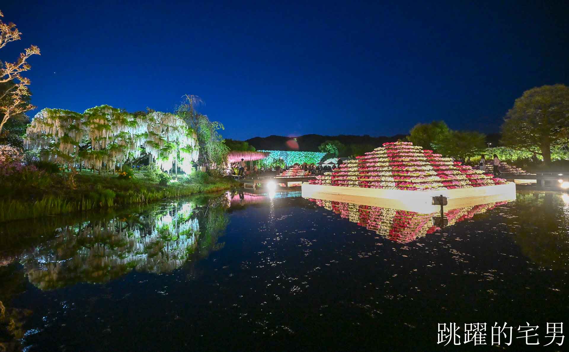 [櫪木景點] 足利花卉公園: CNN推薦夢幻景點，160年紫藤花瀑布超夢幻 !