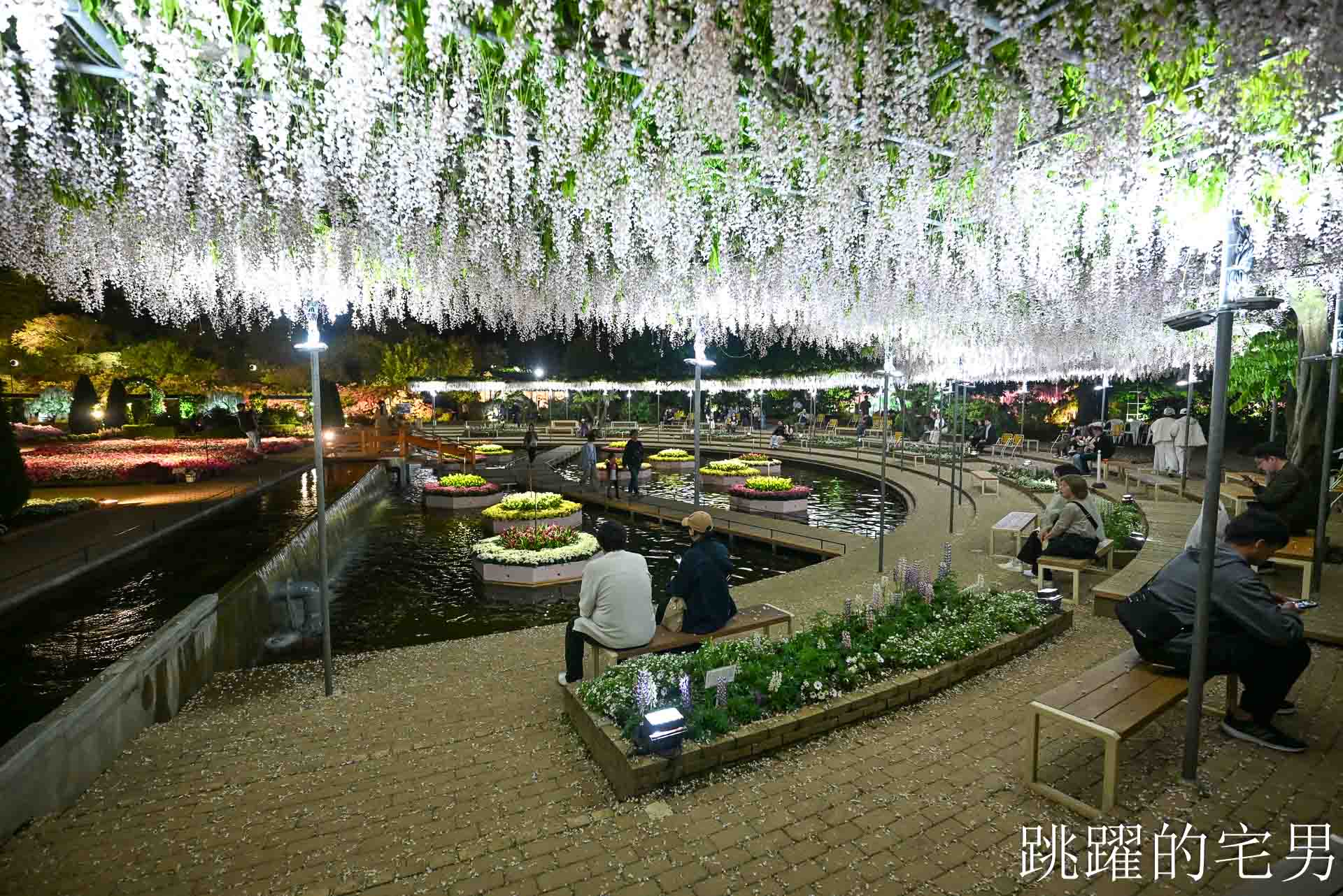 [櫪木景點] 足利花卉公園: CNN推薦夢幻景點，160年紫藤花瀑布超夢幻 !