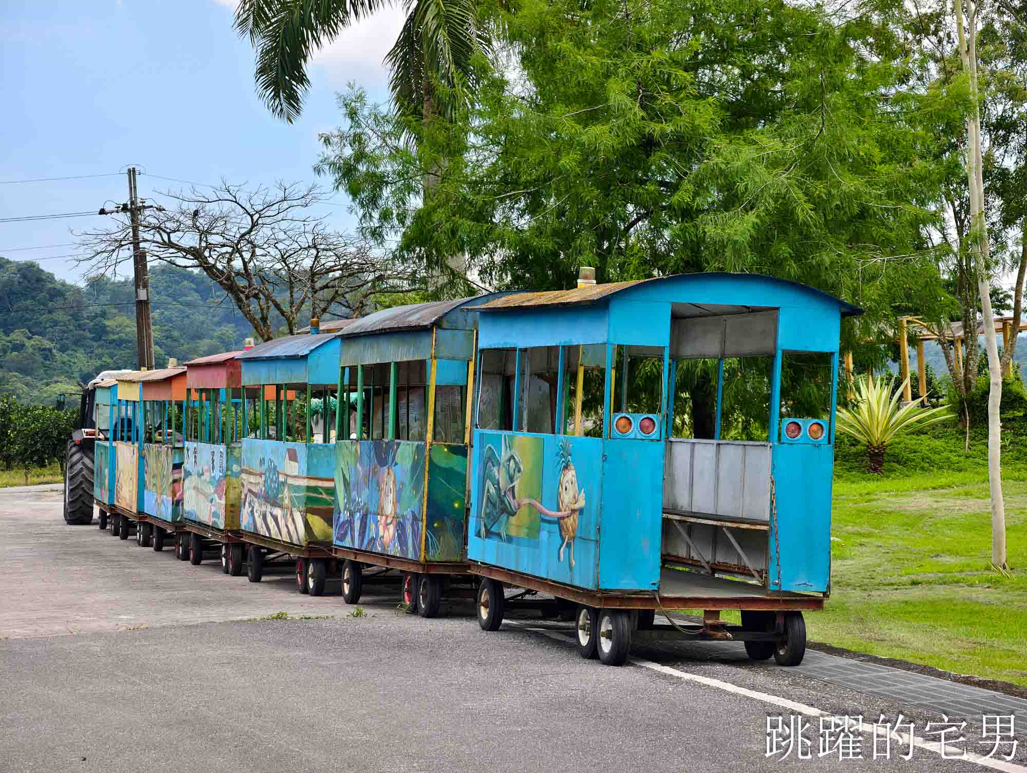[瑞穗景點]富興小火車-穿越森林鳳梨田真療癒！整顆鳳梨做成刨冰味道絕佳好自然，花蓮瑞穗旅遊