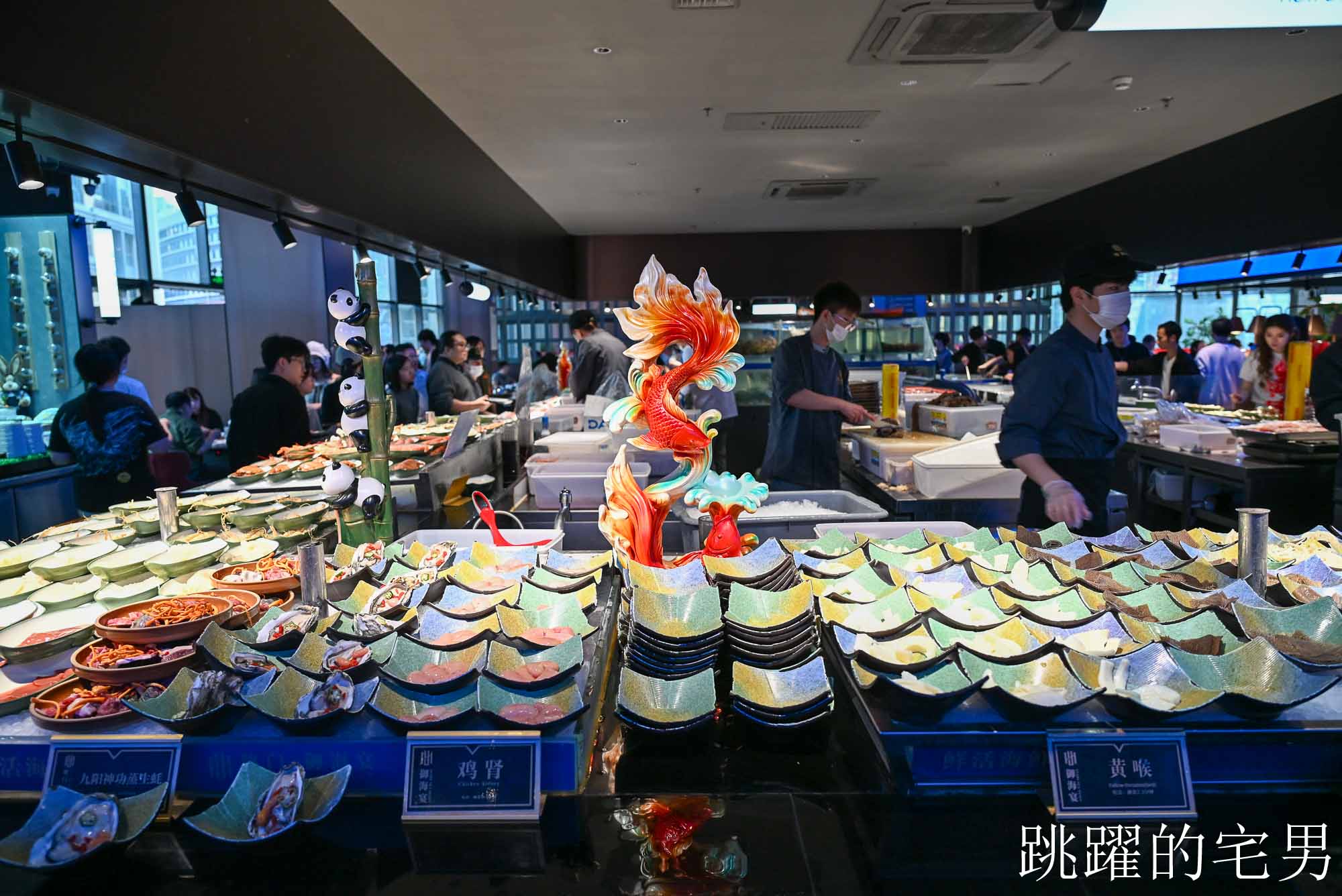 最狂廣州吃到飽!銘門御海宴 30公尺活海鮮水道任你撈,鮪魚解體秀、烤榴槤暢吃 最狂廣州吃到飽!銘門御海宴 30公尺活海鮮水道任你撈,鮪魚解體秀、烤榴槤暢吃