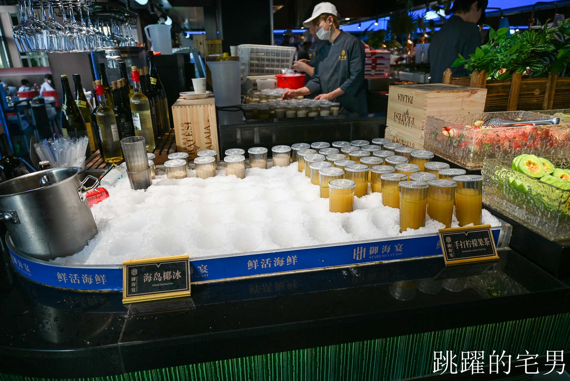 最狂廣州吃到飽！銘門御海宴 30公尺活海鮮水道任你撈，鮪魚解體秀、烤榴槤暢吃