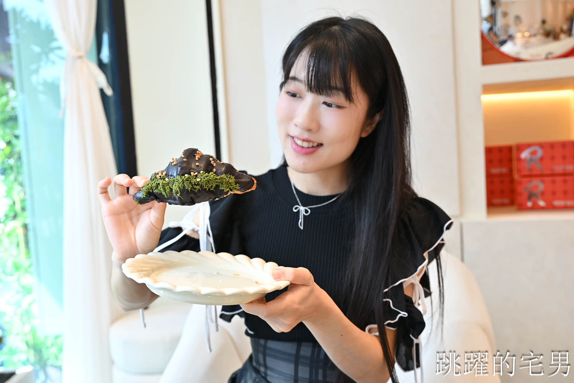 [壽豐咖啡廳推薦]常紅蛋糕常紅蛋糕 Redever cake-芒果麻糬泡芙好吃到會想念，珍珠泰奶蛋塔令人驚艷! 花蓮甜點推薦