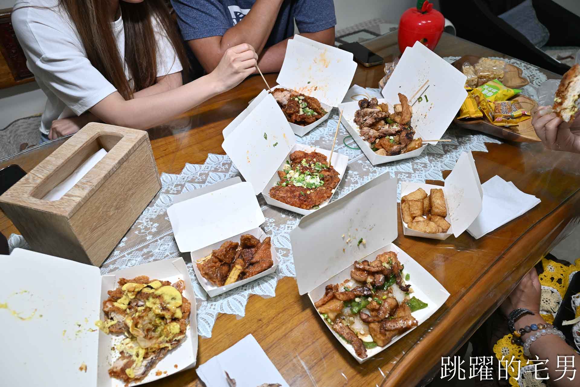 [玉里美食推薦]米達碳烤雞排-曾是193縣道雞排傳說! 碳烤五花肉、 碳烤脆皮雞腿排，炸麻糬也太好吃了吧!