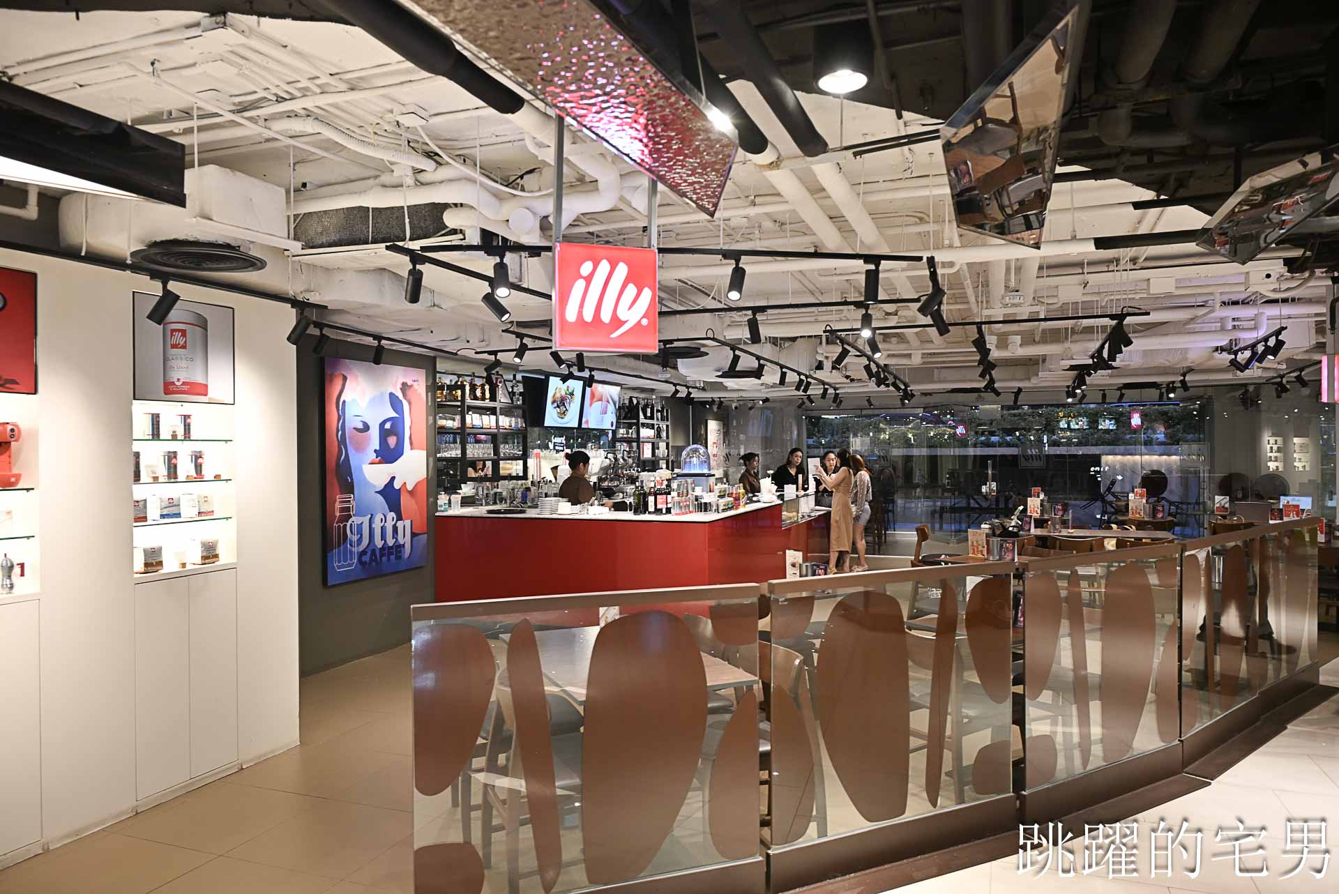[曼谷四面佛美食]illy Caffè Erawan -曼谷暢飲! 2小時紅白酒暢飲只要690元！泰國名菜Massaman超好吃、義大利麵到提拉米蘇都滿足，Erawan Bangkok奇隆站美食