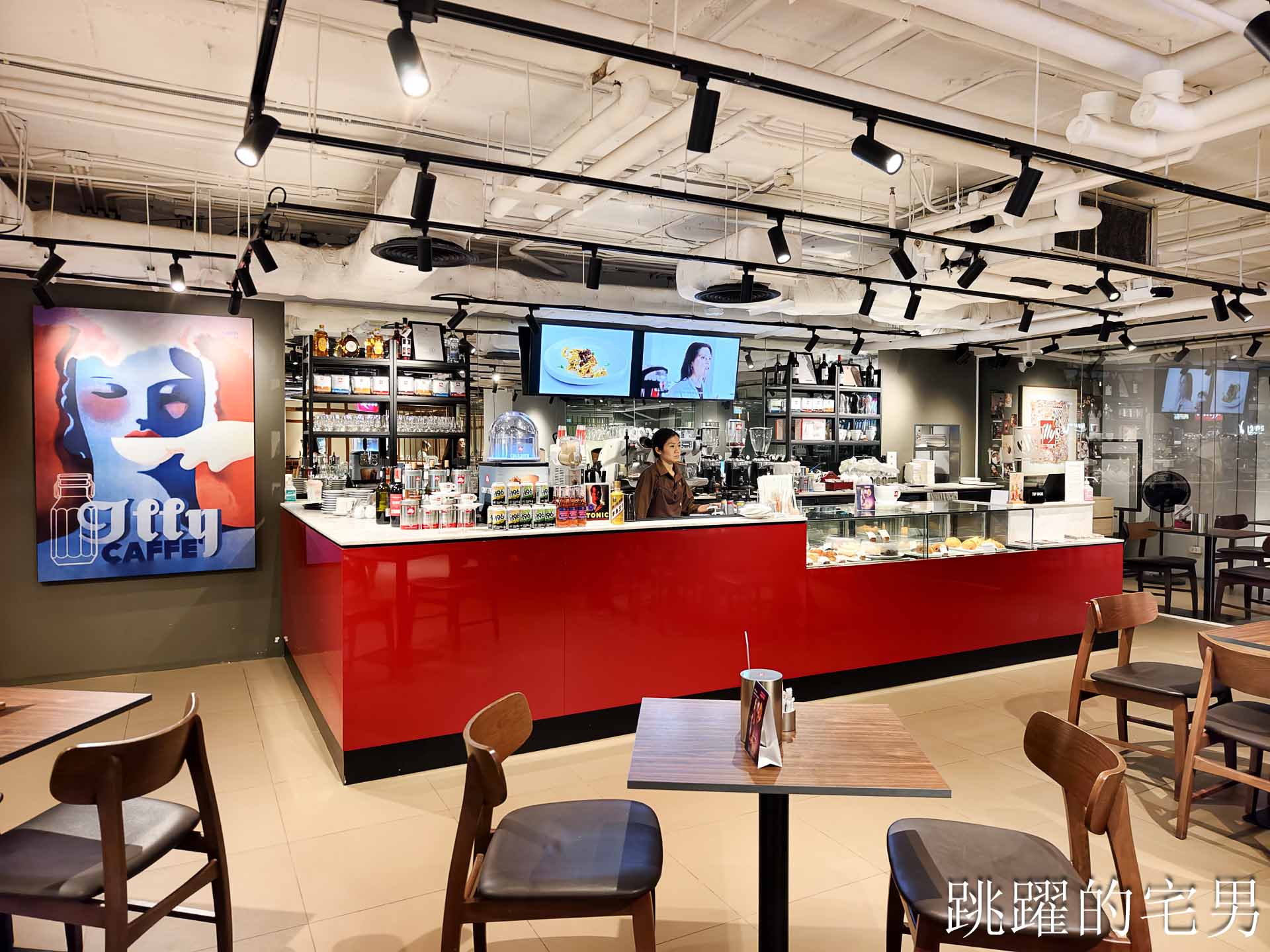 [曼谷四面佛美食]illy Caffè Erawan -曼谷暢飲! 2小時紅白酒暢飲只要690元！泰國名菜Massaman超好吃、義大利麵到提拉米蘇都滿足，Erawan Bangkok奇隆站美食