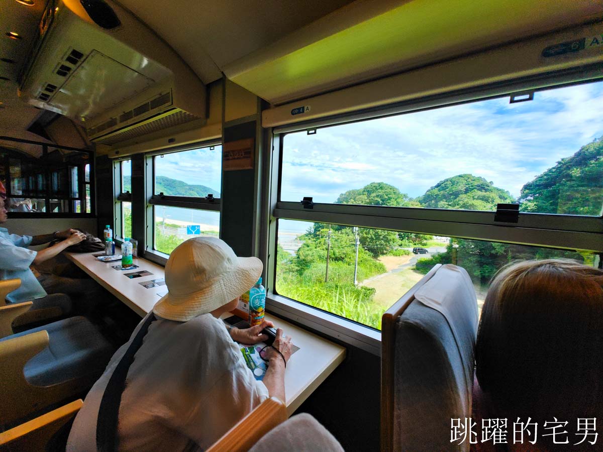 [日本觀光列車]天地號 あめつち絕美海岸線，鳥取觀光列車短程也能搭！預約教學、票價、限定商品、座位完整介紹