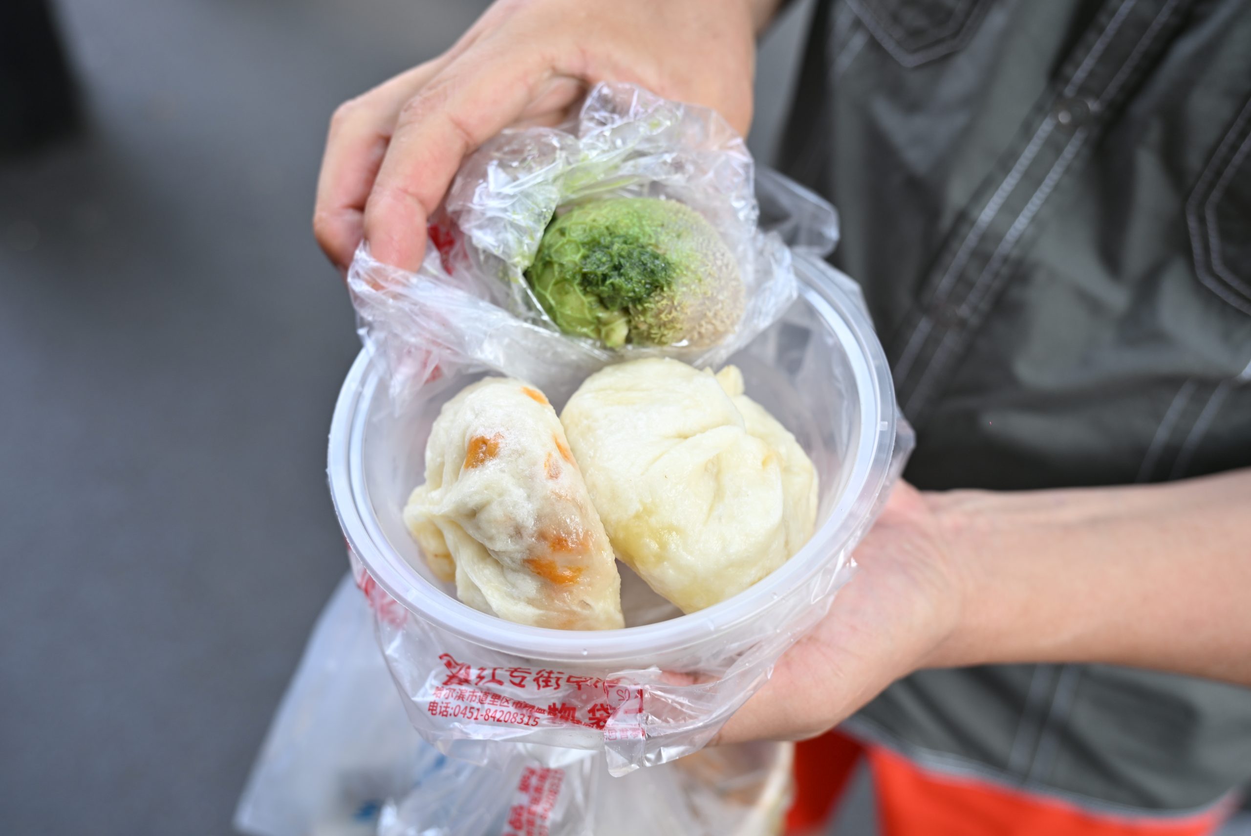 [哈爾濱美食]第一次逛東北早市！東北幣驚呆我，包子居然只要1元？哈爾濱紅磚街早市物價太驚人