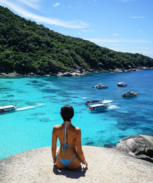 [泰國旅遊]斯米蘭群島-夢幻漸層湛藍無暇海洋，細粉純白沙灘，泰國跳島之旅，世界十大潛水勝地