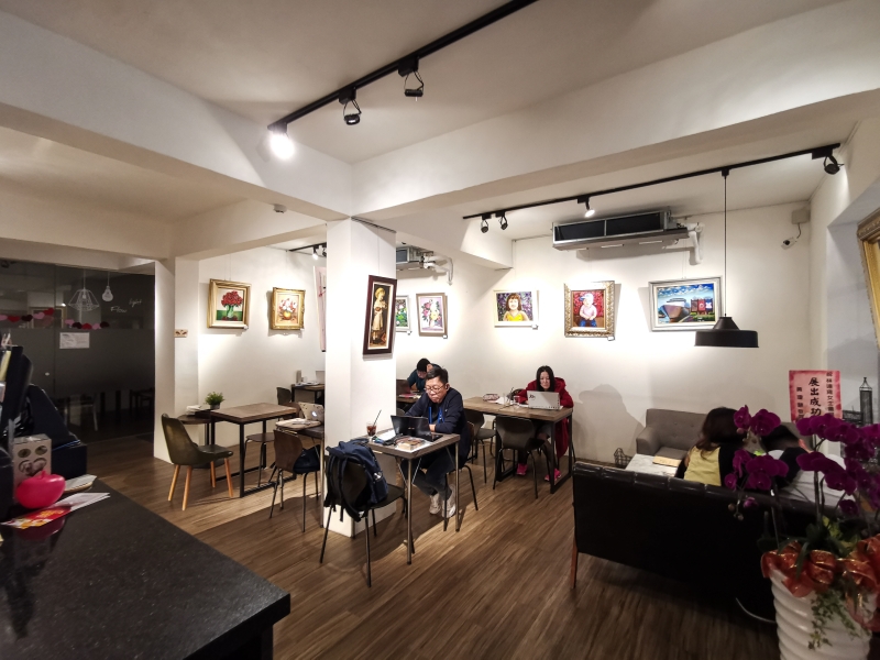 無框咖啡Nobox cafe-永和不限時咖啡廳 有插座WIFI  空間寬敞舒服安靜