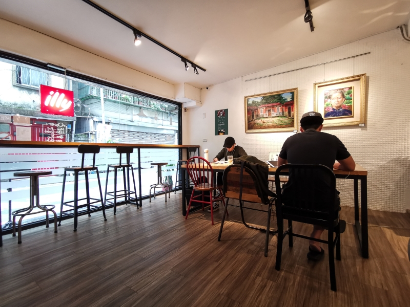 無框咖啡Nobox cafe-永和不限時咖啡廳 有插座WIFI  空間寬敞舒服安靜