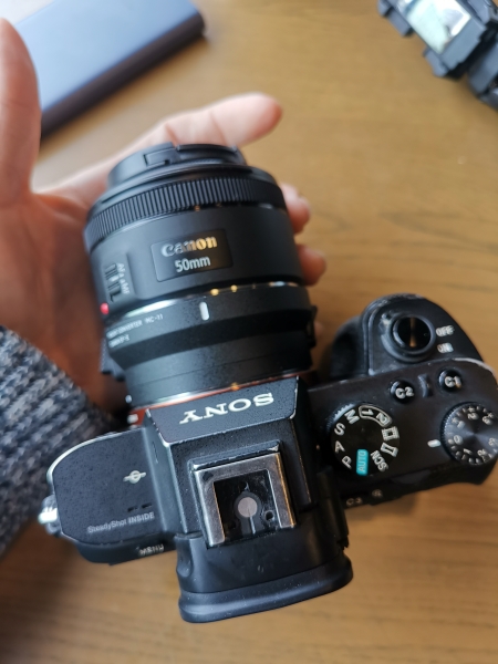 [影片/不專業評測]SONY a7ii大光圈鏡頭解決方案  轉接canon 窮人神鏡 50mmF1.8 stm 對焦速度完全可用 Sigma MC-11轉接環