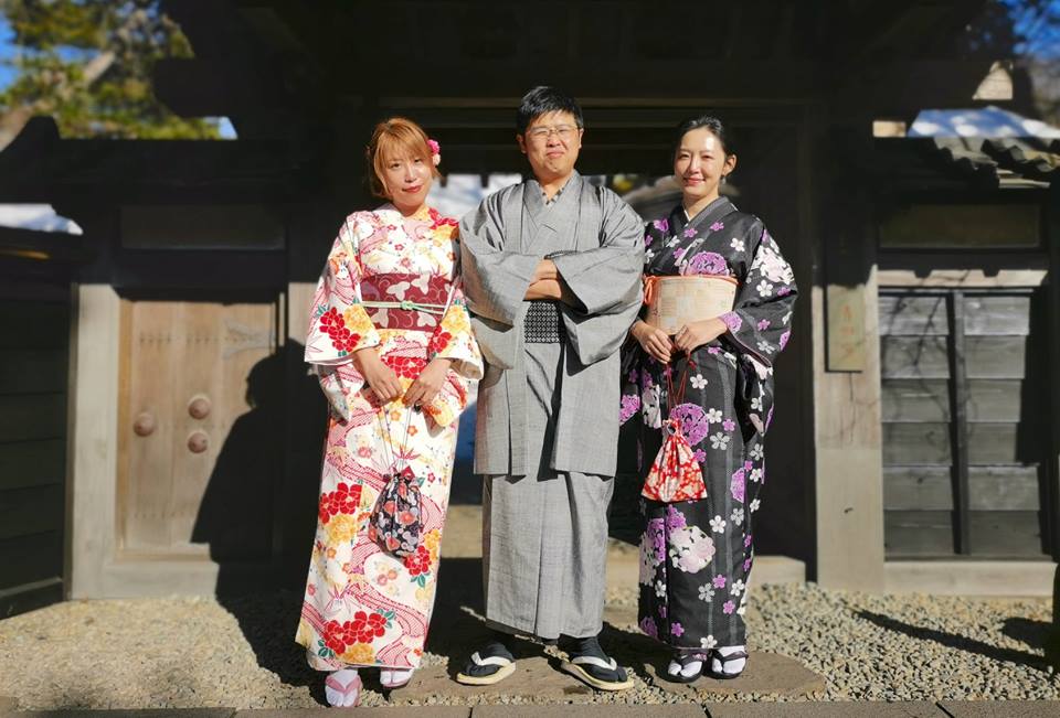 [日本秋田旅遊]宅男終於實現夢想 帶和服正妹一遊奧州小京都 首次和服體驗  原來當個武士這麼爽 -角館武家屋敷青柳家