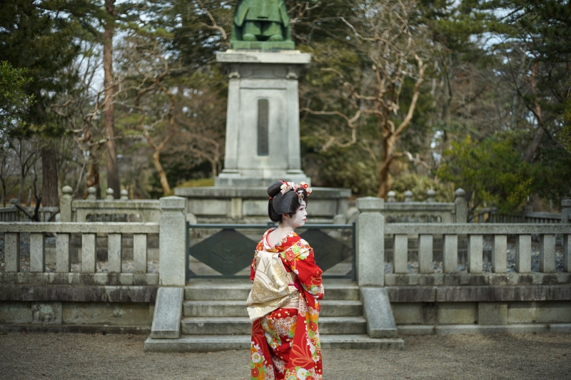 [日本秋田景點]千秋公園-賞楓櫻花景點 還可以外拍藝妓 超獨特體驗