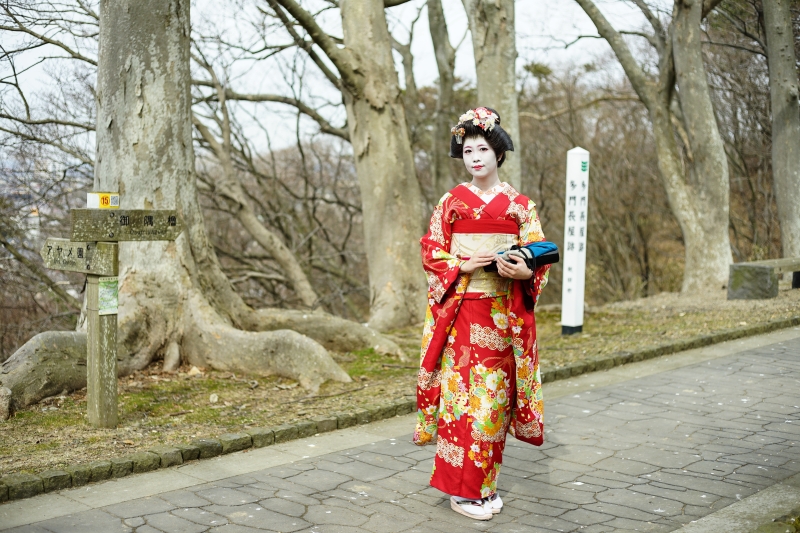 [日本秋田景點]千秋公園-賞楓櫻花景點 還可以外拍藝妓 超獨特體驗