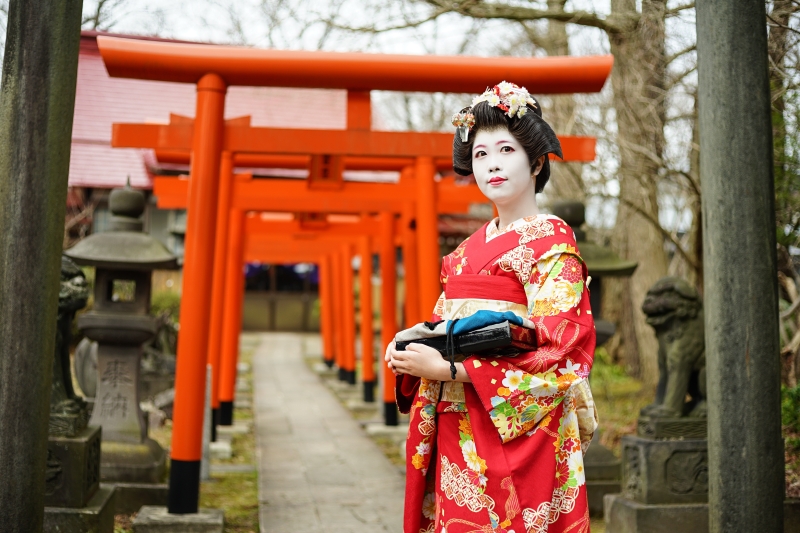 [日本秋田景點]千秋公園-賞楓櫻花景點 還可以外拍藝妓 超獨特體驗