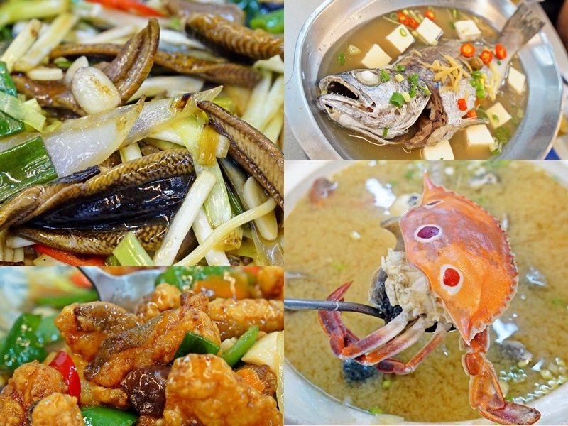 [花蓮美食]福源海鮮-烤魚功夫好 紅燒鰻、鱔魚炒麵必點 花蓮海鮮餐廳推薦 @跳躍的宅男